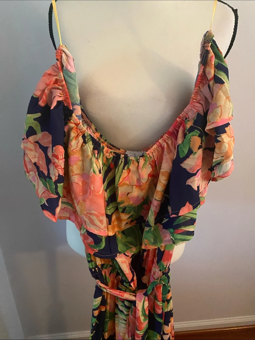 Baltic Born NWT size large tropical jumpsuit wide legs - Picture 2 of 6